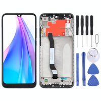 LCD-scherm en Digitizer Volledige assemblage met frame voor Xiaomi Redmi Note 8T(Zwart)