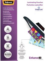 Fellowes lamineerhoes Enhance80 ft 154 x 216 mm, 160 micron (2 x 80 micron), pak van 25 stuks