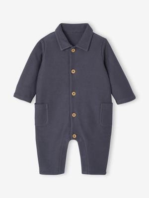 Babypakje in keperstof leiblauw