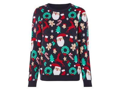 esmara Dames kersttrui (L (44/46), Marineblauw)