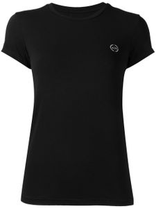 Armani Exchange t-shirt à patch logo - Noir