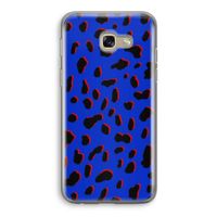 Blue Leopard: Samsung Galaxy A5 (2017) Transparant Hoesje