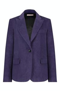 Studio Anneloes Manou Corduroy Blazer 09235 Blazers 3800 Deep Purple