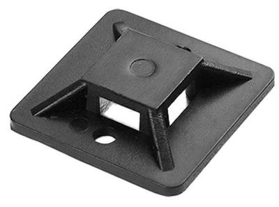 Orno Plakzadel voor kabelbundelband 30x30mm zwart zak(50) - 4113486 Orno Plakzadel voor kabelbundelband 30x30mm zwart zak(50) - 4113486