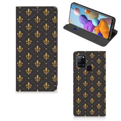 Samsung Galaxy A21s | Hoesje met Magneet | Franse Lelie