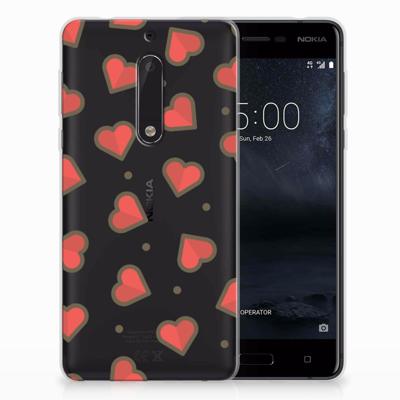 Nokia 5 | TPU bumper | Hearts