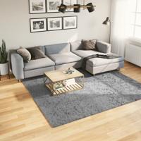 VidaXL Vloerkleed pamplona shaggy hoogpolig modern 240x240 cm grijs