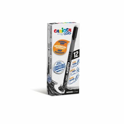 Pen Carioca Oops Zwart 0,7 mm 12 Onderdelen