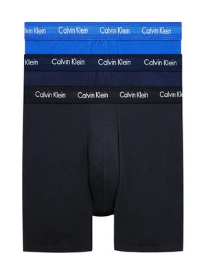 Calvin Klein - 3p Boxer Briefs - Cotton Stretch - 4KU, Maat:M