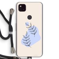 Leaf me if you can: Pixel 4a 5G Transparant Hoesje met koord