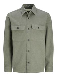 J-j Premium Jprraymond Melange Solid Ls Overshirt Sn 12263645 Overshirt Cypress Comfort Fit