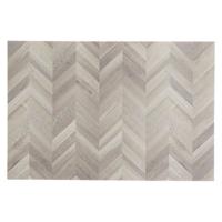 Secret de Gourmet tafel placemat - hout print hongaarse punt - PVC - 45 x 30 cm - Onderleggers