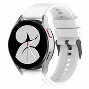 Siliconen gesp bandje - Wit - Samsung Galaxy Watch 3 - 41mm