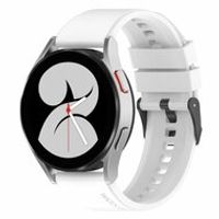 Siliconen gesp bandje - Wit - Samsung Galaxy Watch 3 - 41mm - thumbnail