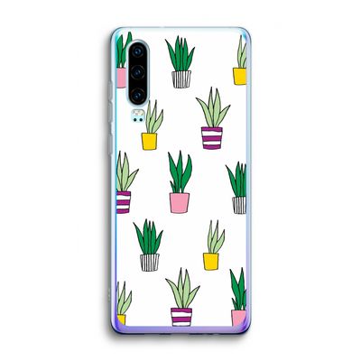 Sanseveria: Huawei P30 Transparant Hoesje