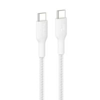 Kabel USB-C naar USB-C Belkin CAB025HQ2MWH Wit 2 m Snellader
