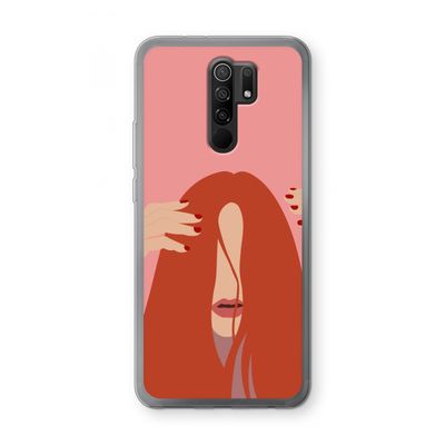 Woke up like this: Xiaomi Redmi 9 Transparant Hoesje