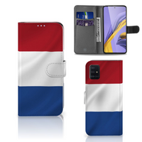 Samsung Galaxy A51 Bookstyle Case Nederlandse Vlag