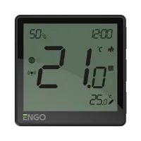 ENGO EONE-230B - ZigBee Slimme Thermostaat, 230V Zwart ENGO EONE-230B - ZigBee Slimme Thermostaat, 230V Zwart