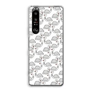 Zwanen: Sony Xperia 1 III Transparant Hoesje