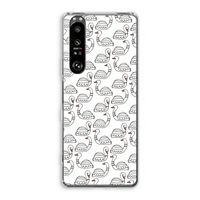 Zwanen: Sony Xperia 1 III Transparant Hoesje