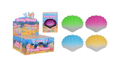 Johntoy groeiende zeemeermin in schelp Johntoy groeiende zeemeermin in schelp