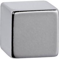 Maul Neodymium magneet neu (b x h x d) 15 x 15 x 15 mm Dobbelsteen Zilver 1 stuk(s) 6169396