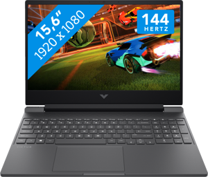 HP Victus Gaming 15-fb2950nd AMD Ryzen™ 5 8645HS Laptop 39,6 cm (15.6") Full HD 16 GB DDR5-SDRAM NVIDIA GeForce RTX 4060 Wi-Fi 6 (802.11ax) Windows 11 Home Zwart