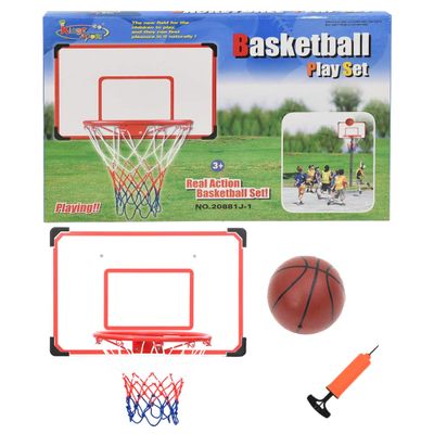 VidaXL 5-delige basketbalset wandmontage