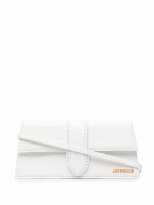 Jacquemus sac porté épaule Le Bambino Long - Blanc