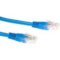 ACT Blauwe 5 meter LSZH U/UTP CAT6 patchkabel met RJ45 connectoren