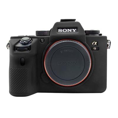 PULUZ zachte siliconen beschermhoes voor Sony A9 (ILCE-9)/A7 III/A7R III (zwart)