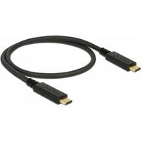 Delock 83042 USB 3.1 Gen 2 (10 Gbps) kabel Type-C naar Type-C 0,5 m PD 3 A E-Marker - thumbnail