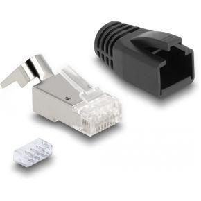 DeLOCK 66903 kabel-connector RJ-45 Zwart, Metallic