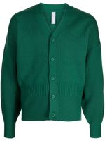 CFCL cardigan en laine à col v - Vert