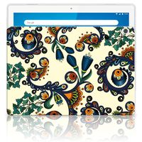 TPU Case Lenovo Tab M10 Barok Flower - thumbnail