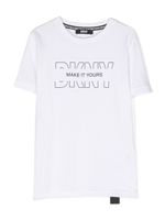 Dkny Kids t-shirt en coton à logo imprimé - Blanc - thumbnail