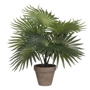 Mica Decorations Palm kunstplant - groen - H30 x D35 cm   -