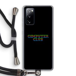 Retro: Samsung Galaxy S20 FE / S20 FE 5G Transparant Hoesje met koord