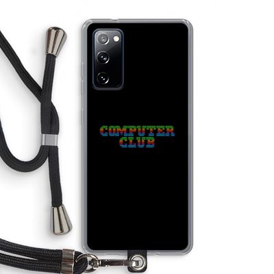 Retro: Samsung Galaxy S20 FE / S20 FE 5G Transparant Hoesje met koord