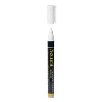 Securit Krijtbord stift - wit - ronde punt 1-2 mm - Voor borden glas en keramiek Securit Krijtbord stift - wit - ronde punt 1-2 mm - Voor borden glas en keramiek