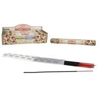 Wierook sticks in huisgeur Anti Tabak - 60x sticks van 22 cm - Ontspannend - 24 grams - tegen rookge