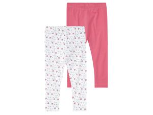 lupilu Baby leggings (50/56, Wit/roze)