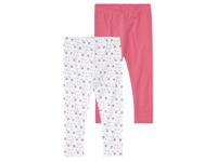 lupilu Baby leggings (62/68, Wit/roze) - thumbnail