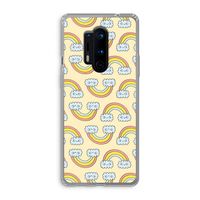 Regenboog: OnePlus 8 Pro Transparant Hoesje