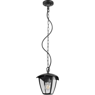 LED Hanglamp - Hangverlichting - Trion Kadenta - E27 Fitting - 1-lichts - Zwart - Aluminium