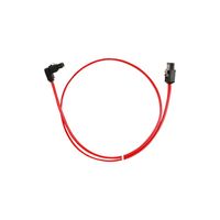 Sharkoon SATA II kabel 0,5 meter, 3 Gb/s, 90º Connector met klem - thumbnail