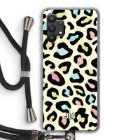 Leopard pattern: Samsung Galaxy A32 5G Transparant Hoesje met koord