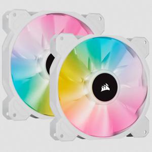 Corsair SP140 RGB ELITE Computer behuizing Ventilator 14 cm Wit 2 stuk(s)