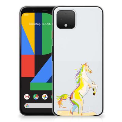 Google Pixel 4 Telefoonhoesje met Naam Horse Color Google Pixel 4 Telefoonhoesje met Naam Horse Color